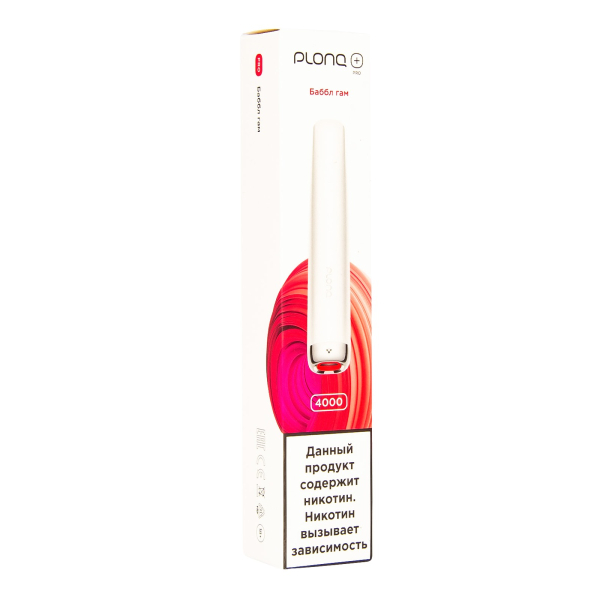Plonq Plus Pro Баббл Гам (4000 Затяжек) 20 Мг в Сыктывкаре