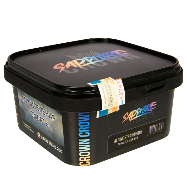 Табак Sapphire Crown Alpine Strawberry  200 грамм в Сыктывкаре