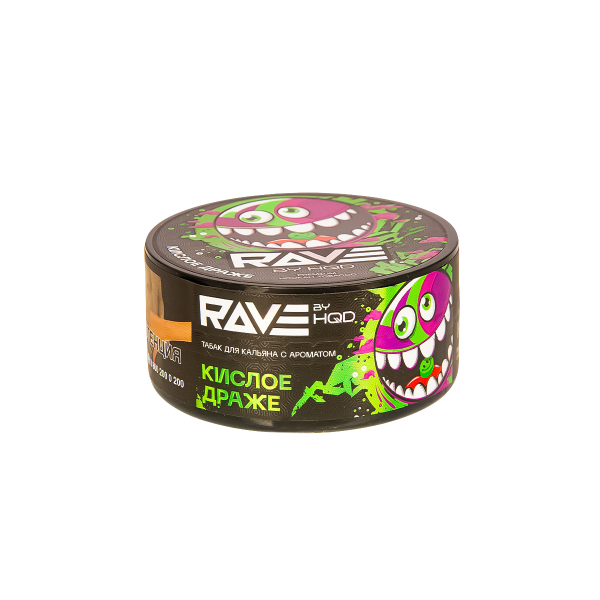 Табак Rave By Hqd Кислое Драже  25 грамм в Сыктывкаре