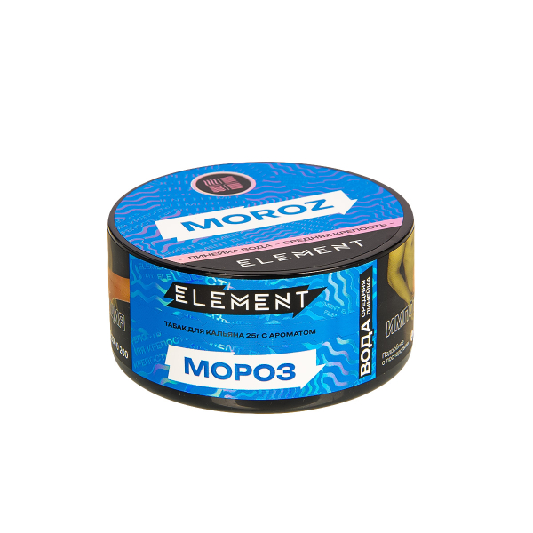 Табак Element Вода Moroz New  25 грамм в Сыктывкаре