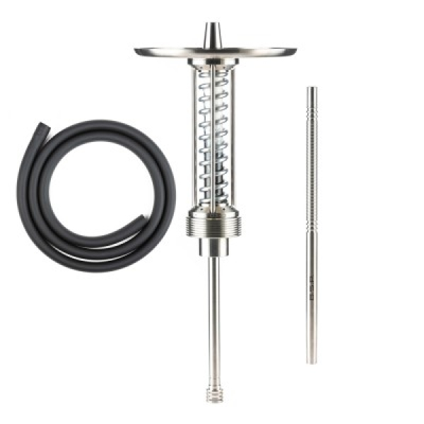 Кальян Bsp Hookah Cybertank White Black Chrome в Сыктывкаре