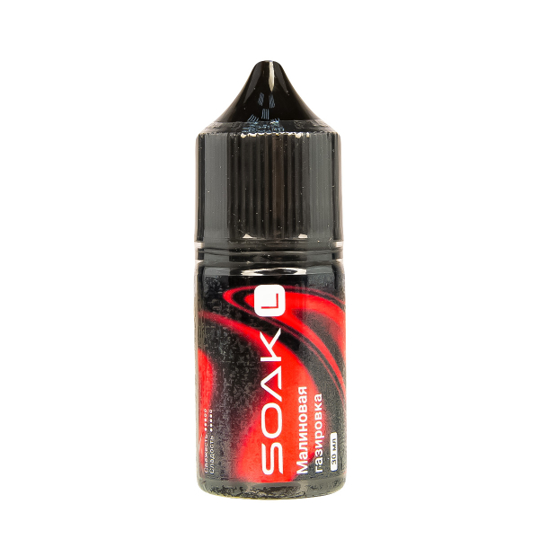 Жидкость Soak L30 Raspberry Soda 30 Мл 2 Мг в Сыктывкаре