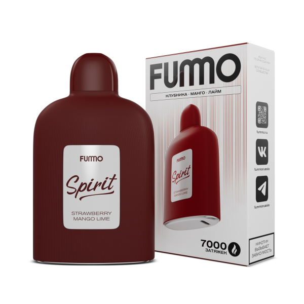 Электронка Fummo Spirit Клубника Манго Лайм  в Сыктывкаре