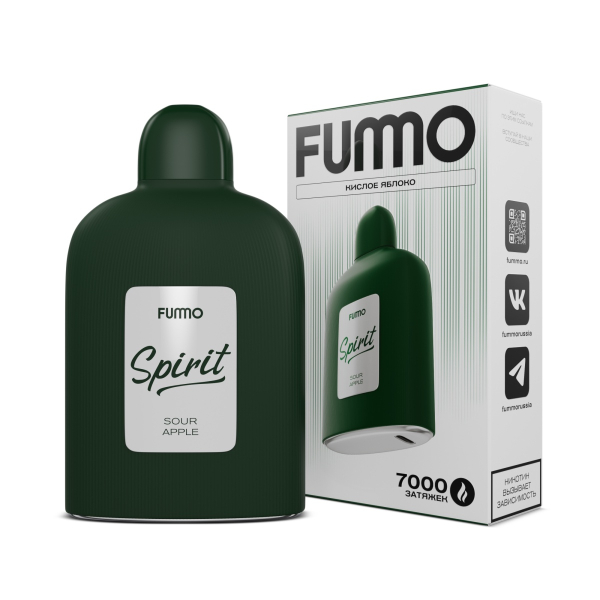 Электронка Fummo Spirit Кислое Яблоко  в Сыктывкаре