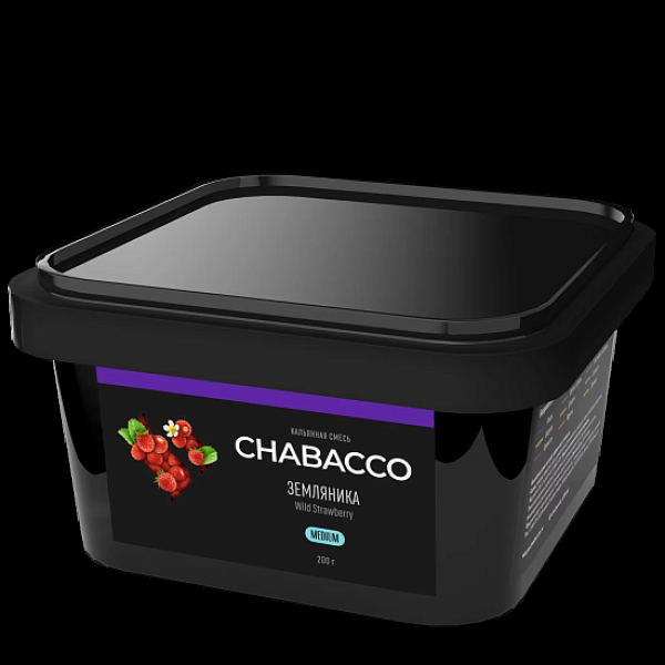 Смесь Chabacco Wild Strawberry    Medium 200 гр в Сыктывкаре