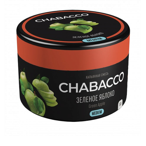 Смесь Chabacco Green Apple    Medium 50 гр в Сыктывкаре