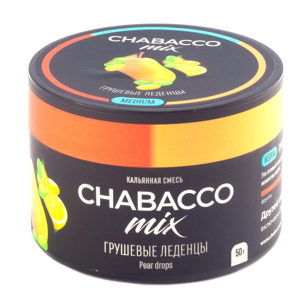 Смесь Chabacco Mix Pear Drops   Medium 50 гр в Сыктывкаре