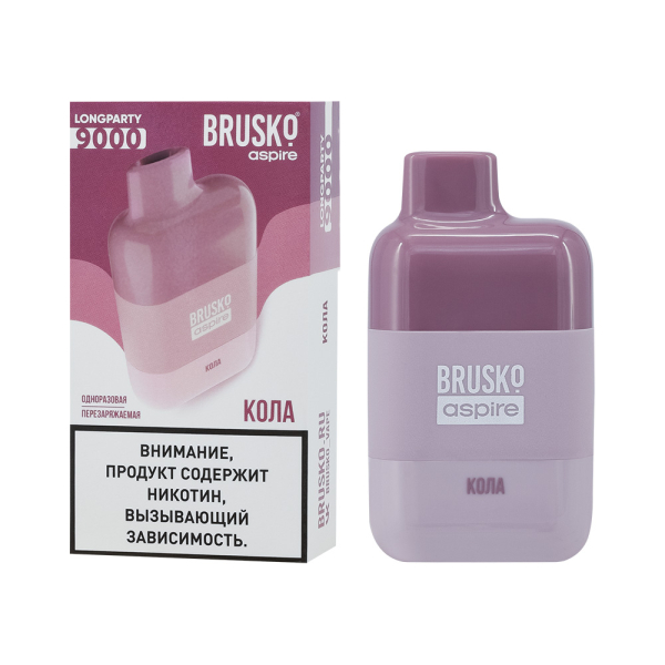 Электронка Brusko Longparty Кола (9000 Затяжек) в Сыктывкаре
