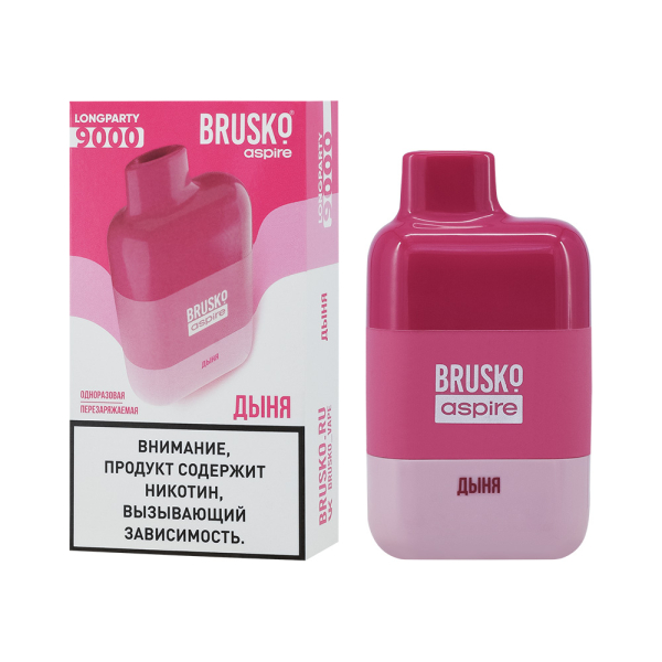 Электронка Brusko Longparty Дыня (9000 Затяжек) в Сыктывкаре
