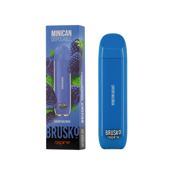 Электронка Brusko Minican Синяя Малина (1500 Затяжек) в Сыктывкаре