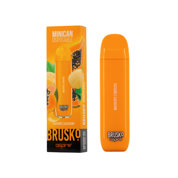 Электронка Brusko Minican Папайя С Бананом(1500 Затяжек) в Сыктывкаре
