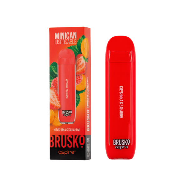 Электронка Brusko Minican Клубника С Бананом (1500 Затяжек) в Сыктывкаре