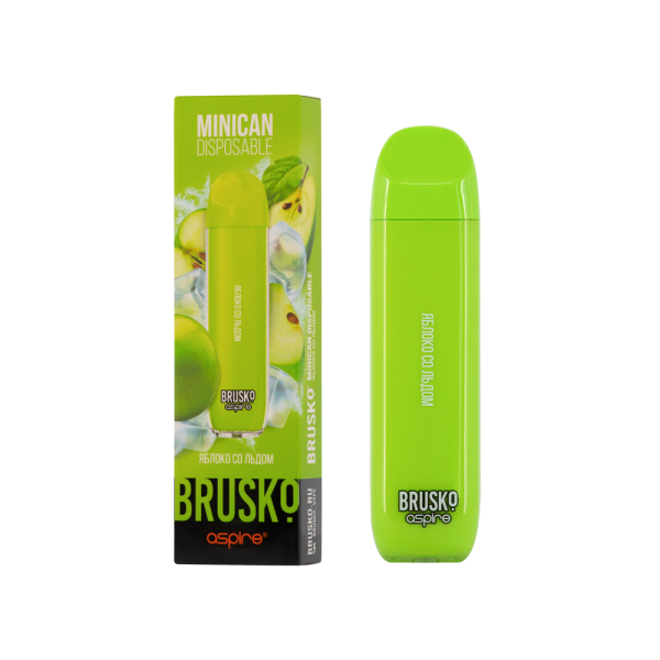 Электронка Brusko Minican Яблоко Со Льдом (1500 Затяжек) в Сыктывкаре