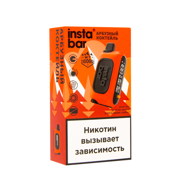 Электронка Plonq Instabar Арбузный Коктейль (10000 Затяжек) 20 Мг в Сыктывкаре