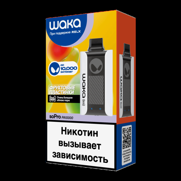Электронка Waka Фруктовые Пластинки(10000 Затяжек) в Сыктывкаре