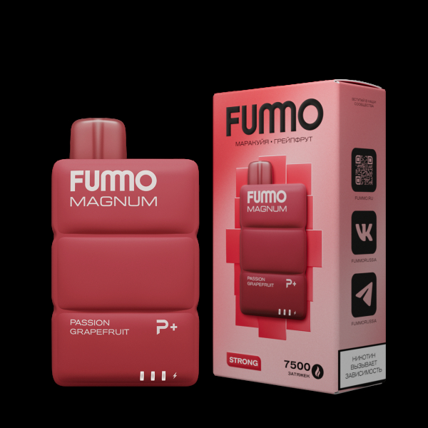 Электронка Fummo Magnum Маракуйя Грейпфрут (7500 Затяжек) в Сыктывкаре