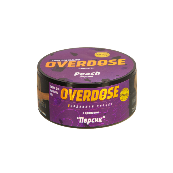 Табак Overdose Peach  25 грамм в Сыктывкаре