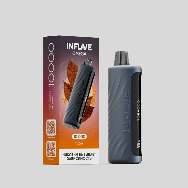 Электронка Inflave Omega Табак (10000 Затяжек) в Сыктывкаре