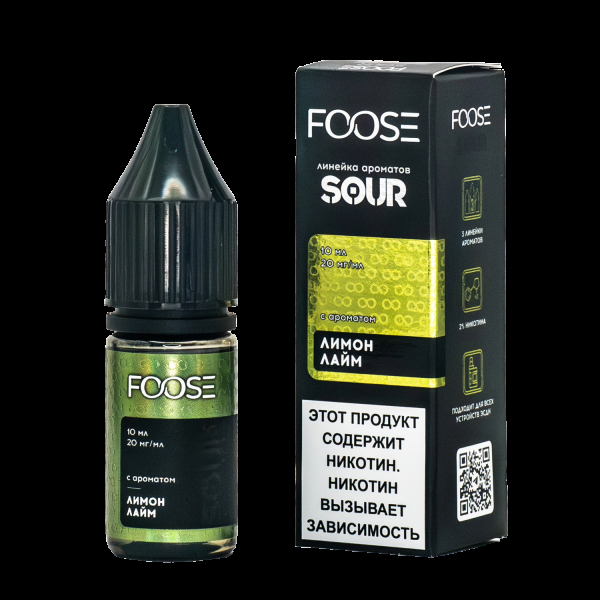 Жидкость Foose Sour Лимон Лайм 10 Мл в Сыктывкаре