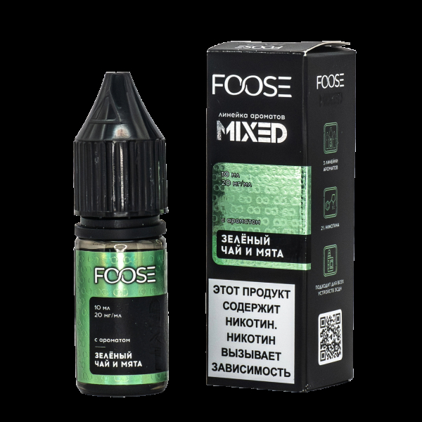 Жидкость Foose Mixed Зеленый Чай И Мята 10 Мл в Сыктывкаре