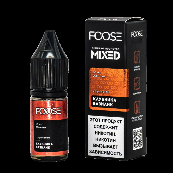 Жидкость Foose Mixed Клубника Базилик 10 Мл в Сыктывкаре