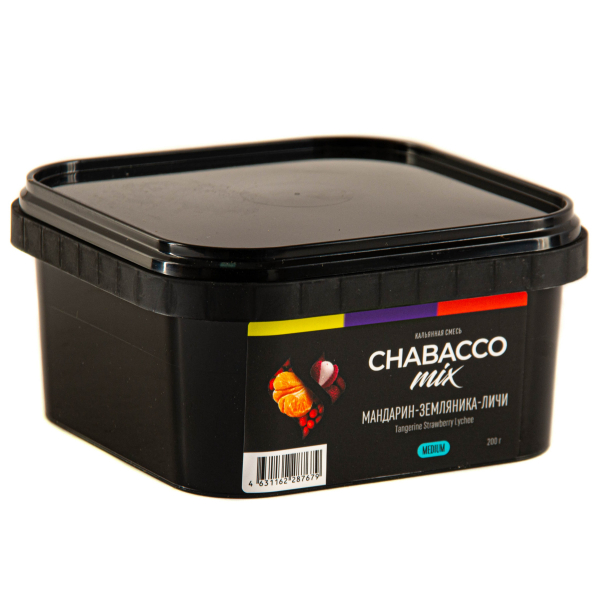 Смесь Chabacco Mix Medium Tangerine Strawberry Lychee  200 гр в Сыктывкаре