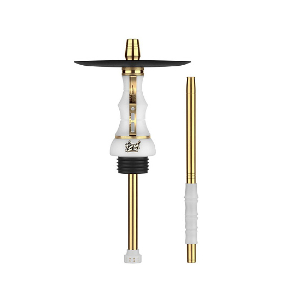 Кальян Alpha Hookah Beat White Gold Прозрачная Колба  в Сыктывкаре