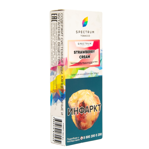 Табак Spectrum Strawberry Cream  100 гр в Сыктывкаре