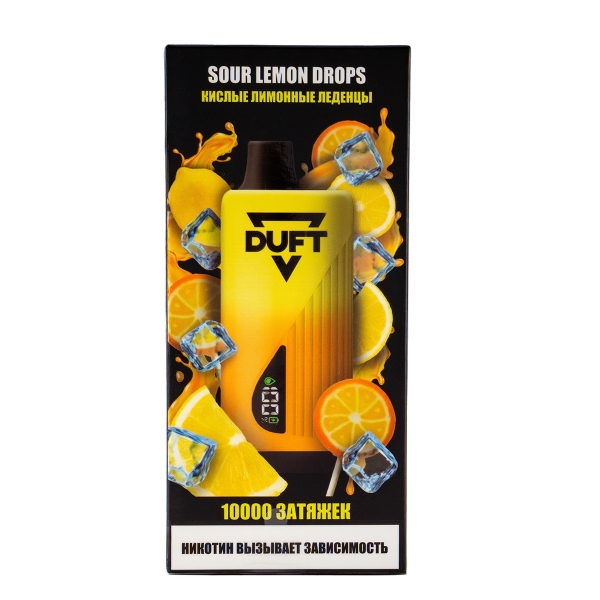 Электронка Duft Sour Lemon Drops (10000 Затяжек) в Сыктывкаре