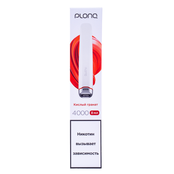 Электронка Plonq Plus Pro Кислый Гранат (4000 Затяжек) 20 Мг в Сыктывкаре