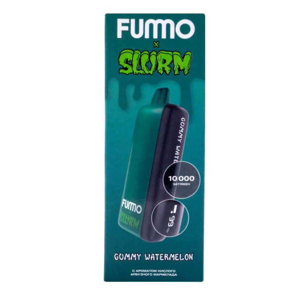 Электронка Fummo Indic Slurm Кислый Арбузный Мармелад (10 000 Затяжек) в Сыктывкаре