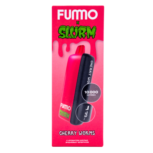 Электронка Fummo Indic Slurm Кислые Вишневые Червячки (10 000 Затяжек) в Сыктывкаре