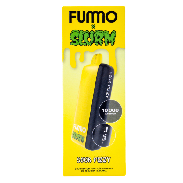 Электронка Fummo Indic Slurm Кислая Шипучка Из Лимона И Лайма (10 000 Затяжек) в Сыктывкаре