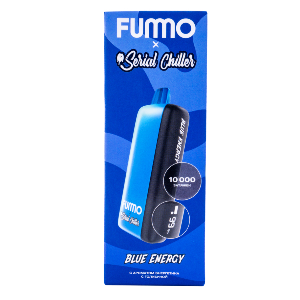 Электронка Fummo Indic Serial Chiller Энергетик С Голубикой (10 000 Затяжек) в Сыктывкаре