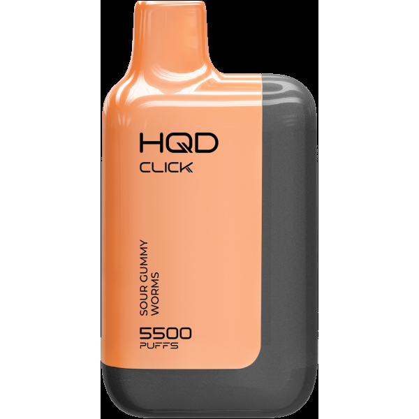 POD-система Hqd Click Устройство + Картридж Кислые Мармеладные Червячки (5500 Затяжек) в Сыктывкаре