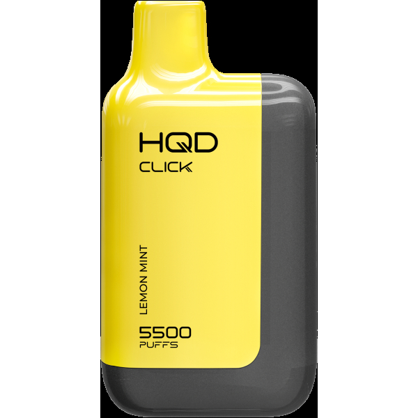 POD-система Hqd Click Устройство + Картридж Лимон Мята (5500 Затяжек) в Сыктывкаре