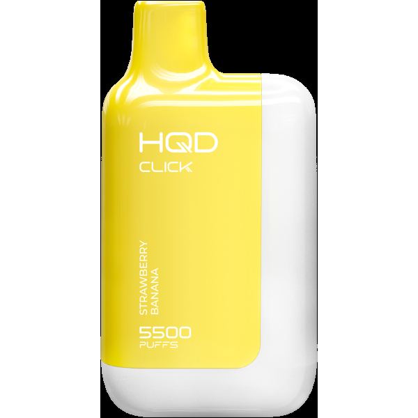 POD-система Hqd Click Устройство + Картридж Клубника Банан (5500 Затяжек) в Сыктывкаре