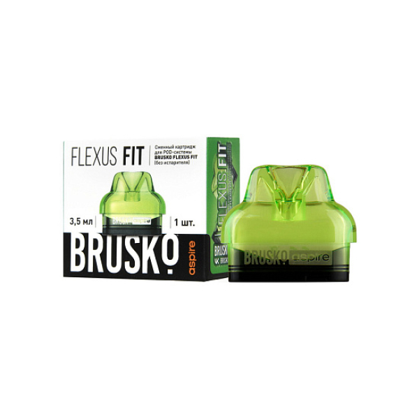 Сменный Картридж Brusko Flexus Fit (Зеленый) 3,5 Мл, Упак. 1 Шт в Сыктывкаре