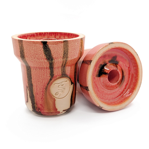 Чаша St Bowls Phunnel Glaze Красная С Полосками в Сыктывкаре