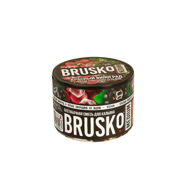 Смесь Brusko Medium Красный Виноград И Чёрная Смородина Со Льдом  50 гр в Сыктывкаре