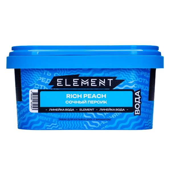Табак Element Вода Rich Peach 200 грамм в Сыктывкаре