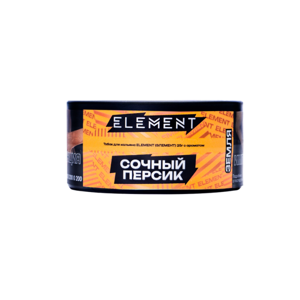 Табак Element Земля Rich Peach 25 грамм в Сыктывкаре