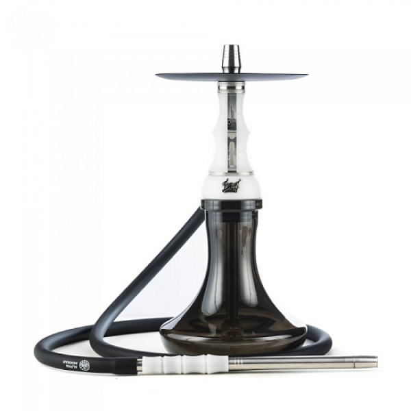 Кальян Alpha Hookah Beat White Silver Тонированн Колба  в Сыктывкаре