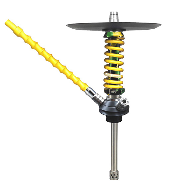 Кальян Mamay Customs Coilovers Micro Зелено Золотой Сплеш  в Сыктывкаре