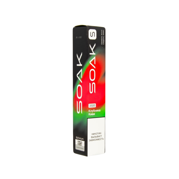 ЭСДН SOAK S Strawberry Kiwi 3500 тяг в Сыктывкаре