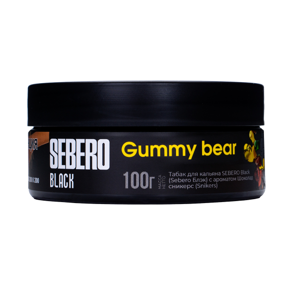 Табак Sebero Black Gummy Bear 100 грамм в Сыктывкаре