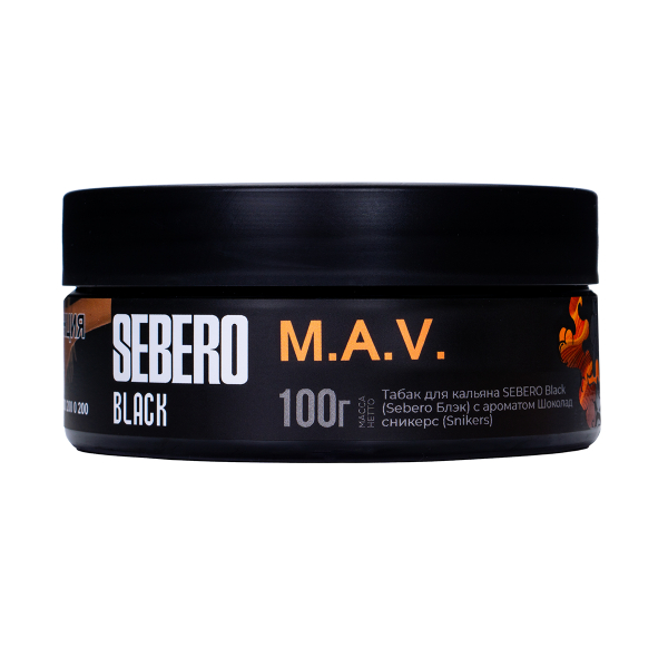 Табак Sebero Black M.a.v. 100 грамм в Сыктывкаре