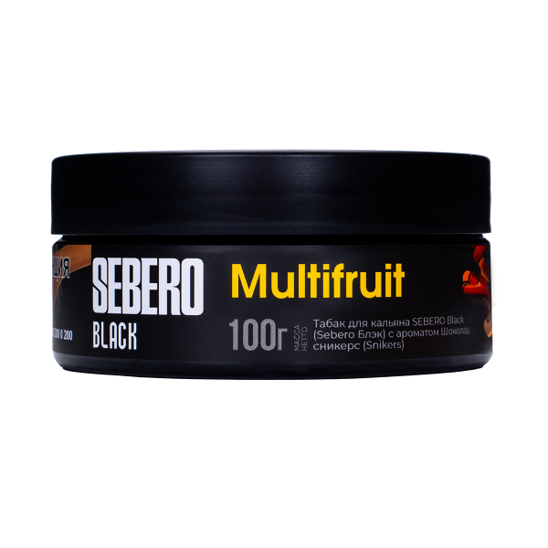 Табак Sebero Black Multifruit 100 грамм в Сыктывкаре
