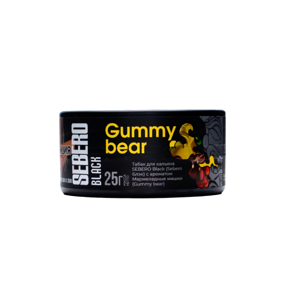 Табак Sebero Black Gummy Bear 25 грамм в Сыктывкаре