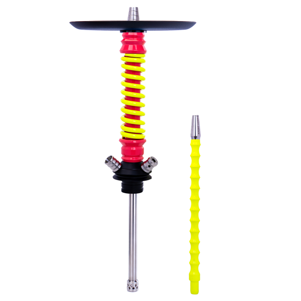 Кальян Mamay Customs Coilovers Mini Розово Жёлтый Флюр в Сыктывкаре